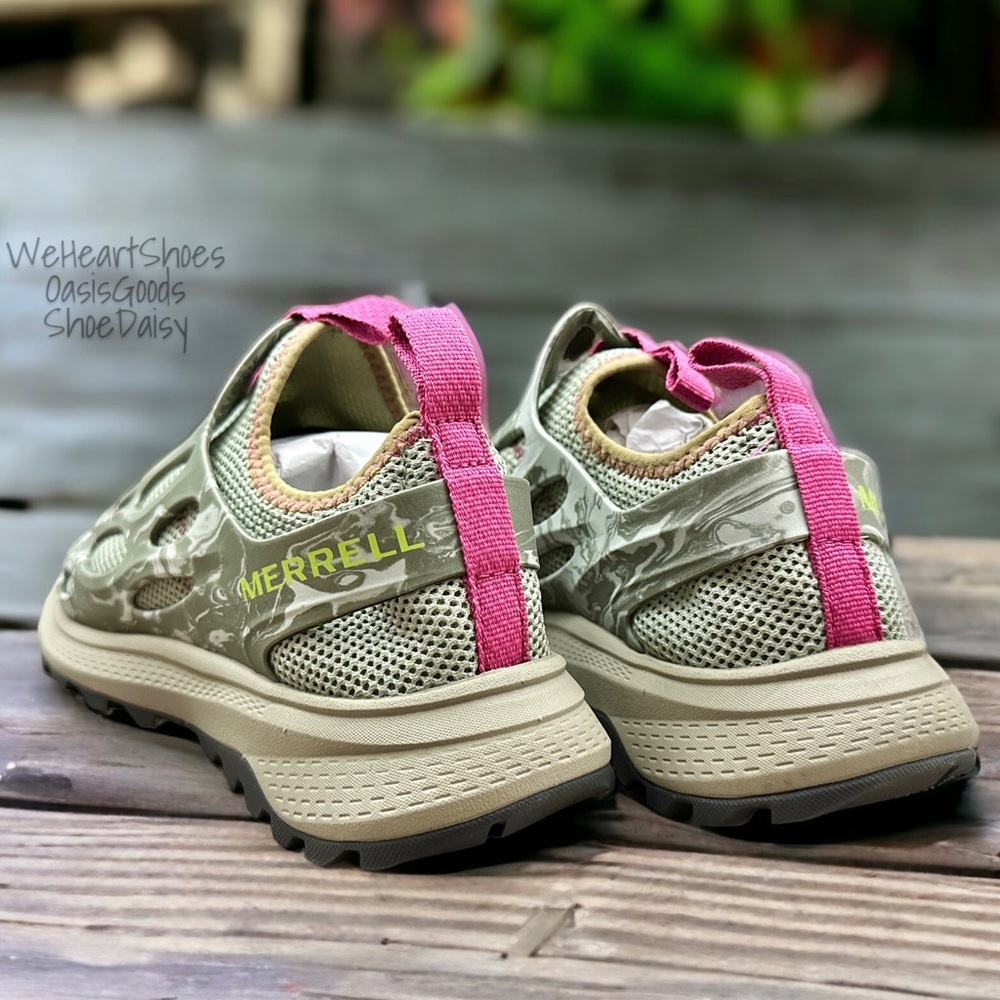 NIB Merrell Hydro Runner Water Trail Hiking Shoes Sneaker Lichen - Picture 5 of 14